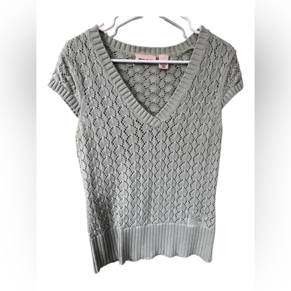 DKNY Mint Green Knit Sweater
